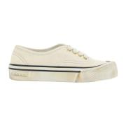 Leren sneakers met reliëflogo-detail Bally , Beige , Dames