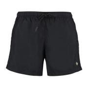 Geborduurde Logo Zwemshorts Marcelo Burlon , Black , Heren