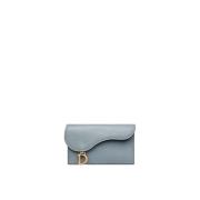 Compacte ritskaarthouder Dior , Blue , Dames