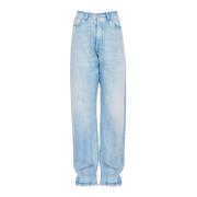 Lichtblauwe broek met zakken Maison Margiela , Blue , Heren