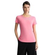 Roze T-shirt met Strass Liu Jo , Pink , Dames