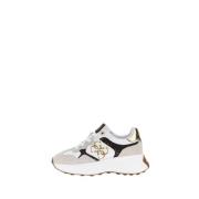 Witte Sneakers Modern Klassiek Ontwerp Guess , Multicolor , Dames