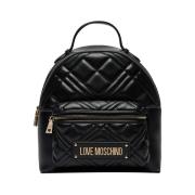 Zwarte Modieuze Damesrugzak Moschino , Black , Dames