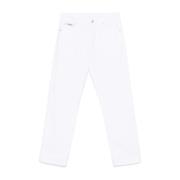 Witte Knoopsluiting Jeans Moschino , White , Heren