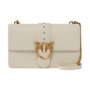 Handtas en schoudertas in wit zijde-antiek goud Pinko , White , Dames