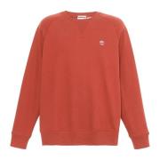 Rode Loopback Exeter River Sweatshirt Timberland , Red , Heren