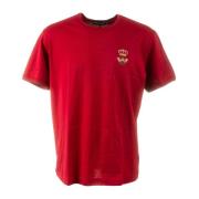 Kroon Bij Korte Mouw T-shirt Dolce & Gabbana , Red , Heren