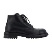 Leren Veterschoenen voor Mannen Dolce & Gabbana , Black , Dames