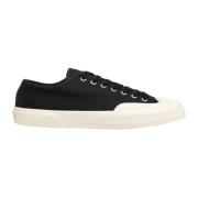 Lage Brokentwill Sneakers Superga , Black , Dames