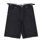 Denim Shorts met hoge taille Jil Sander , Blue , Heren