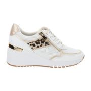 Dames Sneakers van Kunstleer Marco Tozzi , White , Dames