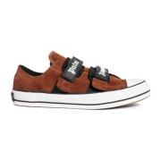 Velcro Vulcanized Lage Sneakers Palm Angels , Brown , Heren