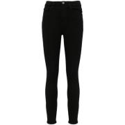 Hoge Skinny Jeans Frame , Black , Dames