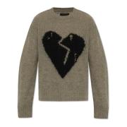 Sweater Luvheart AllSaints , Gray , Heren