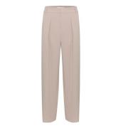 Stone Wide Leg Pants InWear , Beige , Dames