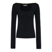 Top met logo Amiri , Black , Dames