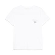 Witte Logo T-shirt en Polo Liu Jo , White , Dames