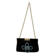 Kristal bezaaide avond Crossbody tas Dolce & Gabbana , Black , Dames