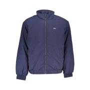 Blauwe Polyamide Herenjas Tommy Hilfiger , Blue , Heren