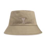 Hoed met logo Ami Paris , Beige , Unisex