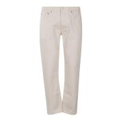 Denim Broek met Vijf Zakken Fortela , Beige , Heren