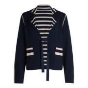 Chique Omkeerbare Gebreide Blazer Betty Barclay , Blue , Dames