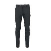 Slim Fit Wollen Broek Antraciet Grijs PT Torino , Gray , Heren