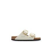 ‘Arizona Big Buckle’ slides Birkenstock , Beige , Dames