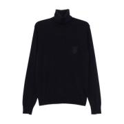 Stijlvolle Turtleneck Sweater Dolce & Gabbana , Blue , Heren