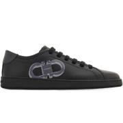 Stijlvolle Sneakers voor Mannen en Vrouwen Salvatore Ferragamo , Black...