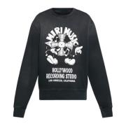 Gedrukte sweatshirt Amiri , Black , Heren