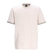 Gestreept heren T-shirt met korte mouwen Hugo Boss , Beige , Heren