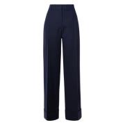 Blauwe Broek Pantalone Valentino Garavani , Blue , Dames