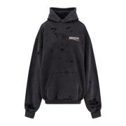 Hoodie met politiek campagnelogo Balenciaga , Black , Dames