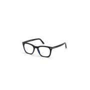 Zwarte Glanzend Frame Bril Tom Ford , Black , Unisex