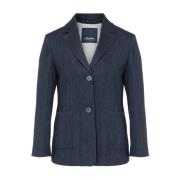 Derna Stijlvolle Jurk Max Mara , Blue , Dames