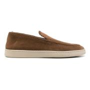 Suède loafers met rubberen zool Officine Creative , Brown , Heren