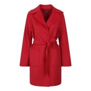 Elegante Wollen Jas Max Mara Studio , Red , Dames