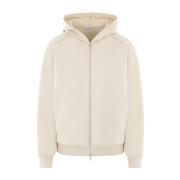 Witte Sweater met Ritssluiting Brunello Cucinelli , Beige , Dames