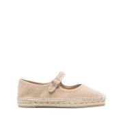 Beige Platte Espadrilles Castañer , Beige , Dames