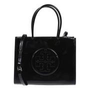 Zwarte Vernice Shoppingtas met Iconisch Logo Tory Burch , Black , Dame...