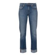 Lichte Denim Straight Leg Jeans Dondup , Blue , Dames