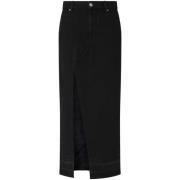 Zwarte Rok met Voorspleet Pinko , Black , Dames