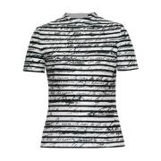 Gedrukt T-shirt voor een stijlvolle uitstraling Balmain , Multicolor ,...