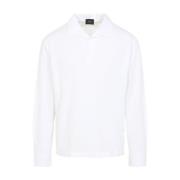 Witte Polo Shirt voor Mannen Brioni , White , Heren