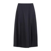 Blauwe Spaciale Midi Rok Peserico , Blue , Dames