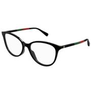 Stijlvolle ovale zonnebril Gucci , Black , Unisex