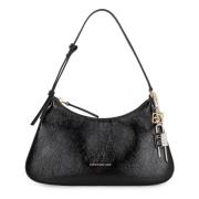 Chique leren schoudertas met slot Givenchy , Black , Dames