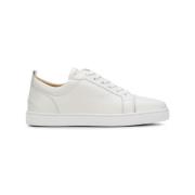 Witte Sneakers met Louis Junior Flat Stijl Christian Louboutin , White...