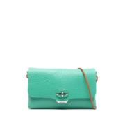 Turquoise Clutch Elegantie Speciale Gelegenheden Zanellato , Green , D...